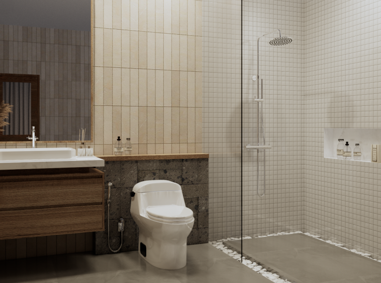 Unreal Bali - Master Bathroom First Floor