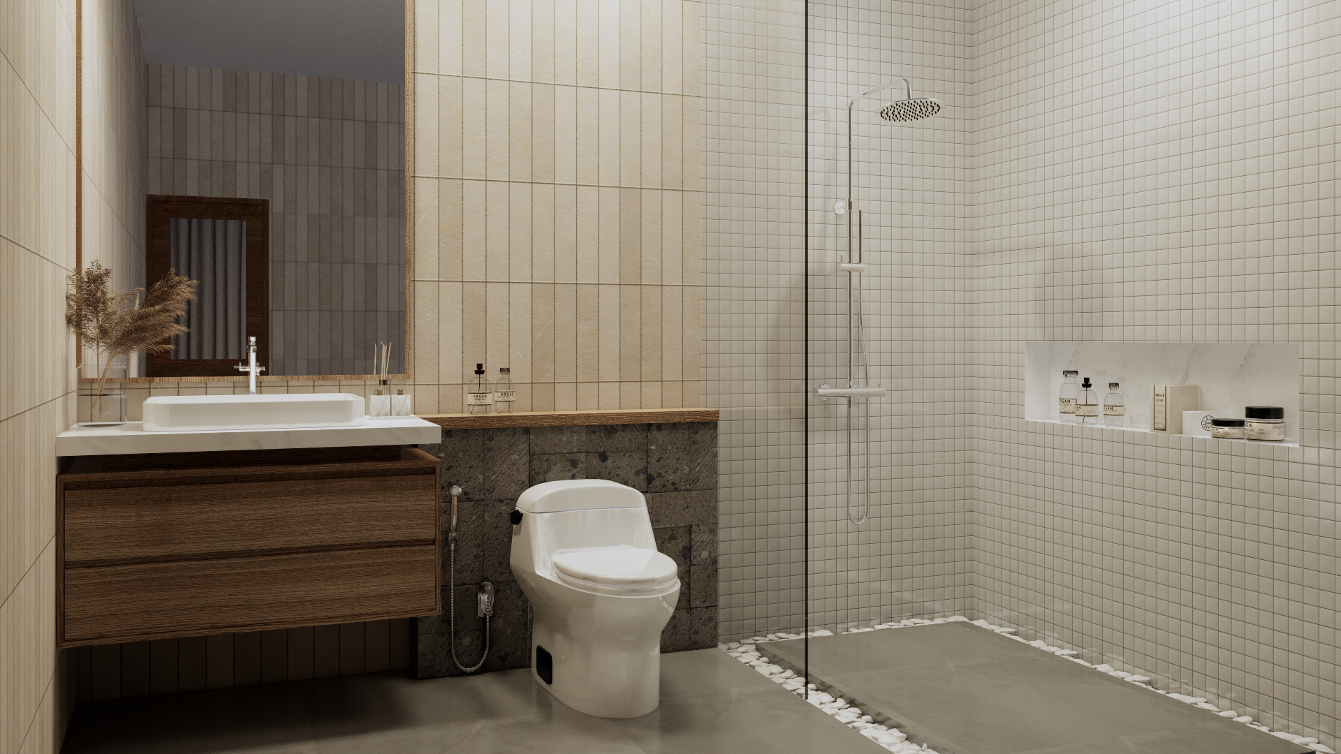 Unreal Bali - Master Bathroom First Floor