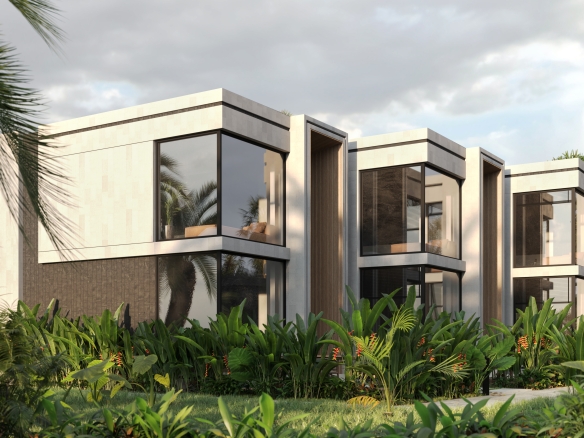 Modern Off-Plan Villas in Ubud: Contemporary Design with Stunning Sunset Views - Front view