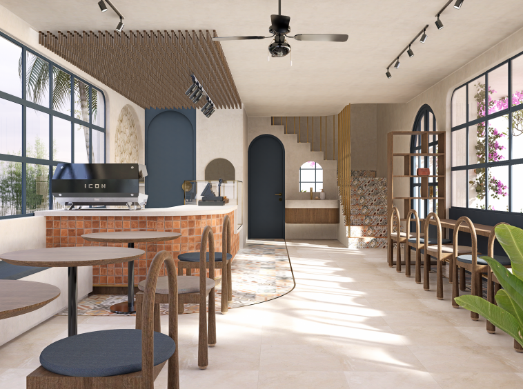 Exceptional Minimalist 2 Bedroom Villa in Kedungu - Cafe