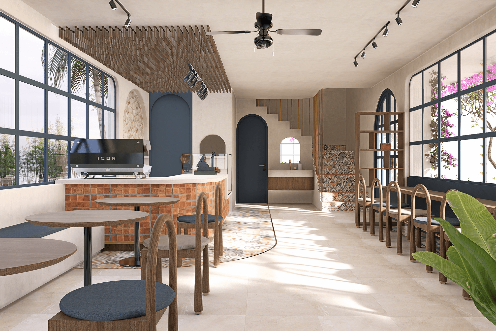 Exceptional Minimalist 2 Bedroom Villa in Kedungu - Cafe