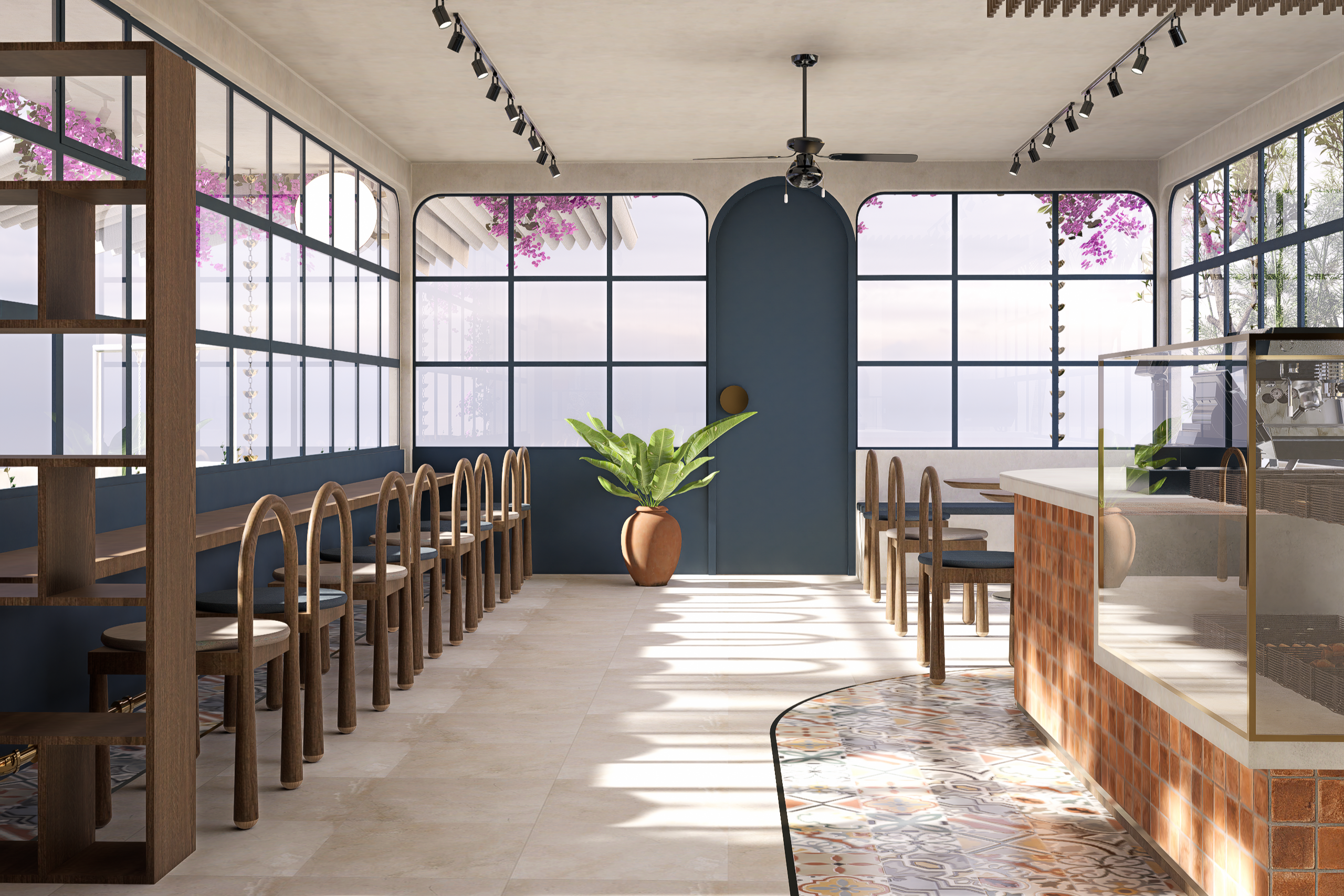 Exceptional Minimalist 2 Bedroom Villa in Kedungu - Cafe