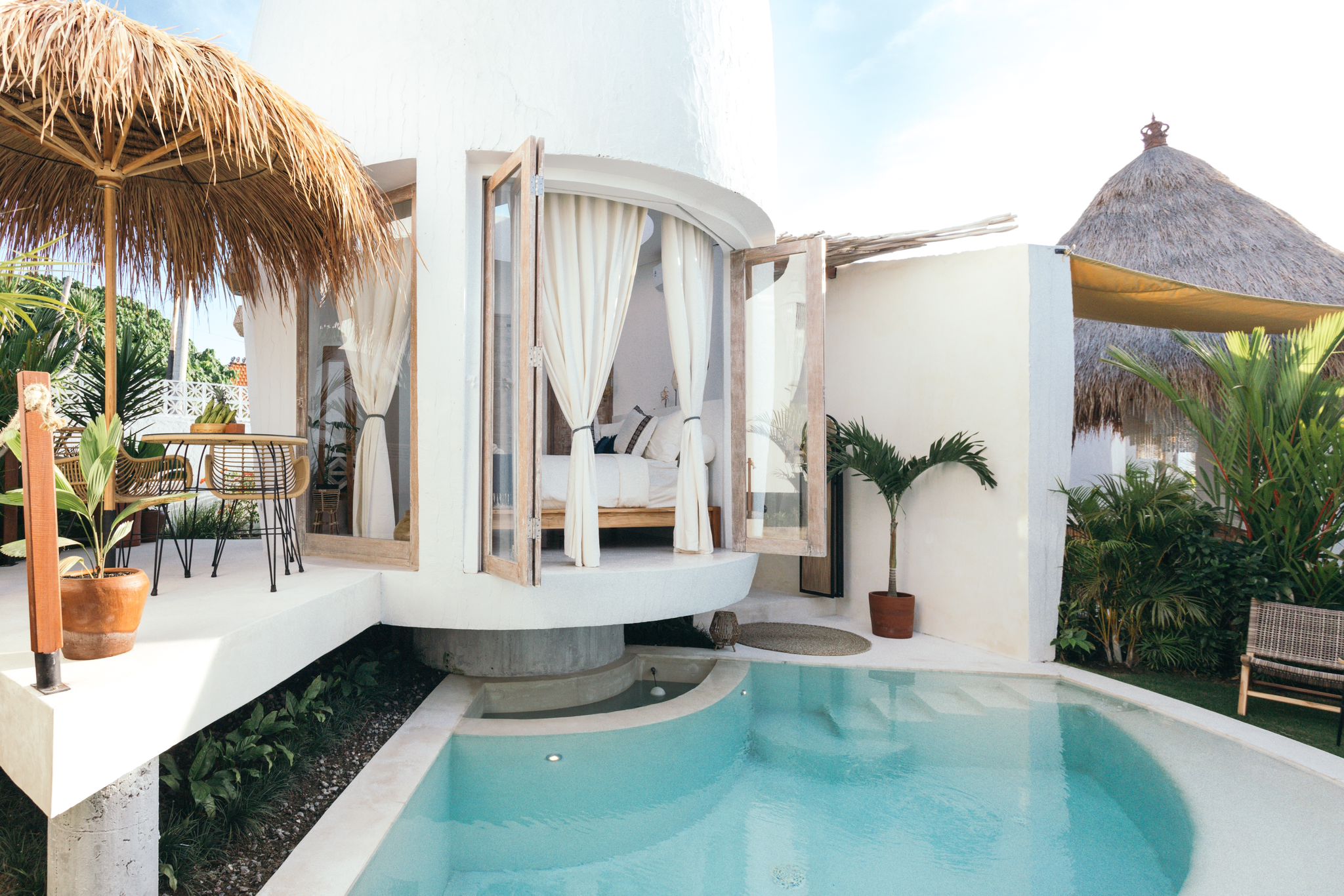 Four Tiny Villas, a 5-Bedrooms Investment in Pererenan - Pool