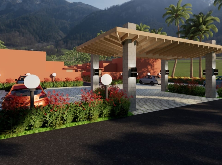 Stylish Villa with 2 Bedrooms - Parking Area