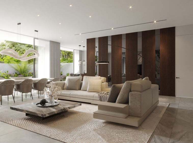 Upcoming Boutique Villa with 3 Bedrooms in Bumbak - Living Room