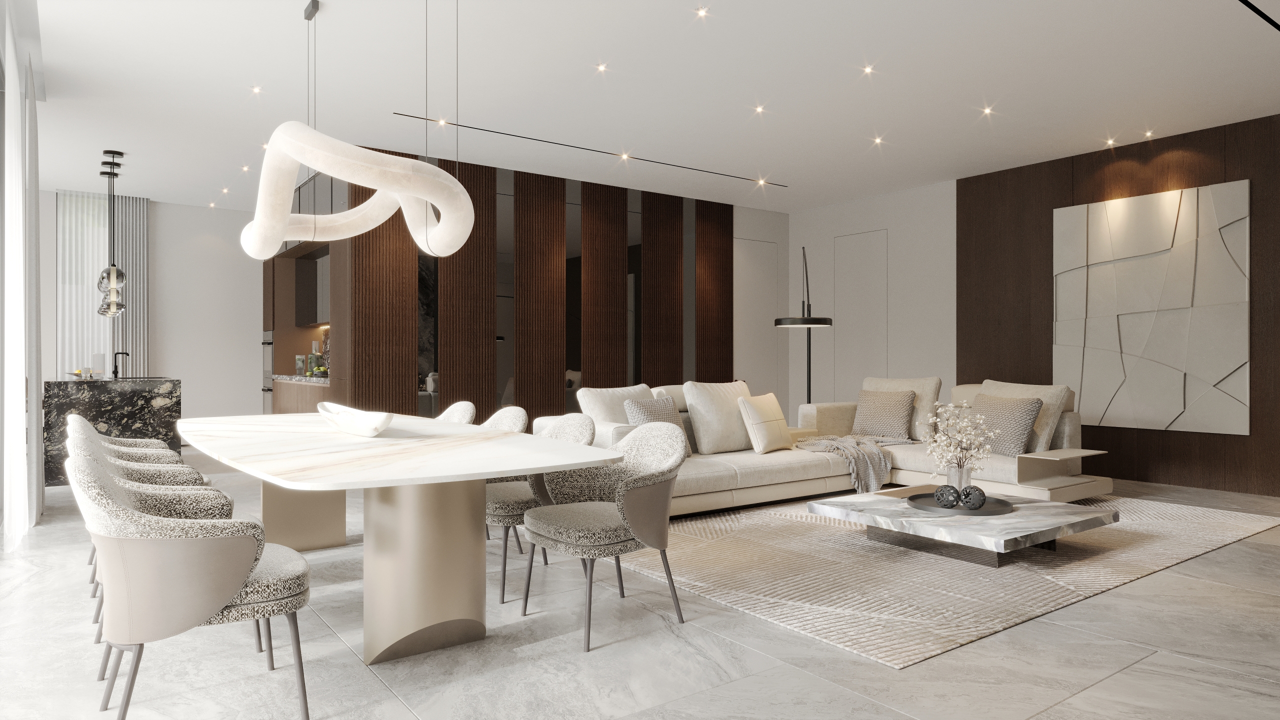 Upcoming Boutique Villa with 3 Bedrooms in Bumbak - Living Room