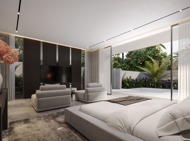 Upcoming Boutique Villa with 3 Bedrooms in Bumbak - Bedroom