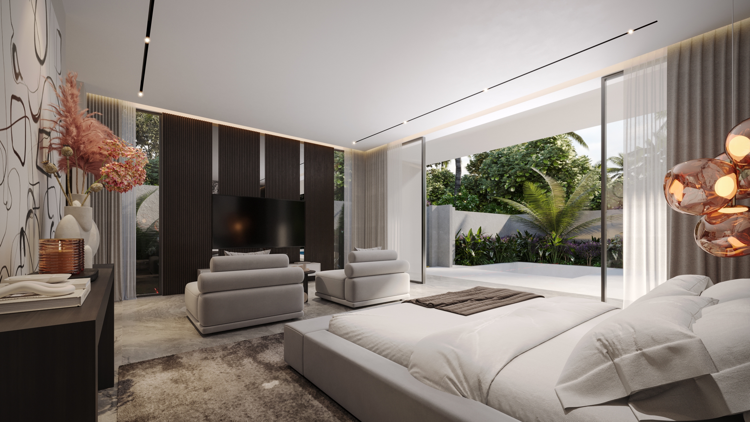 Upcoming Boutique Villa with 3 Bedrooms in Bumbak - Bedroom