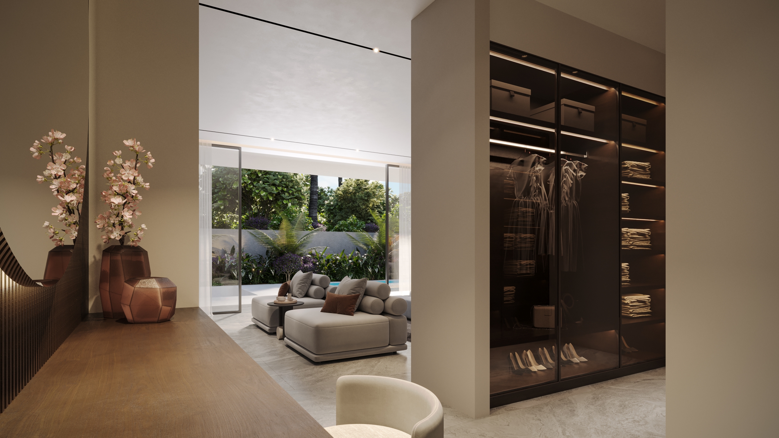 Upcoming Boutique Villa with 3 Bedrooms in Bumbak - Living Room