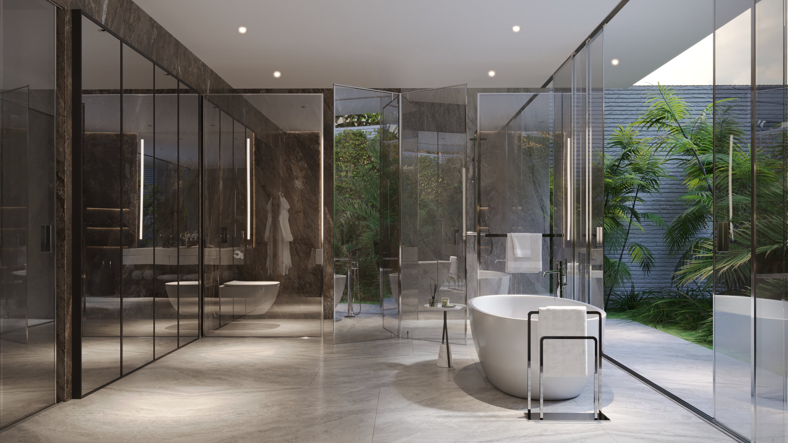 Upcoming Boutique Villa with 3 Bedrooms in Bumbak - Bathroom