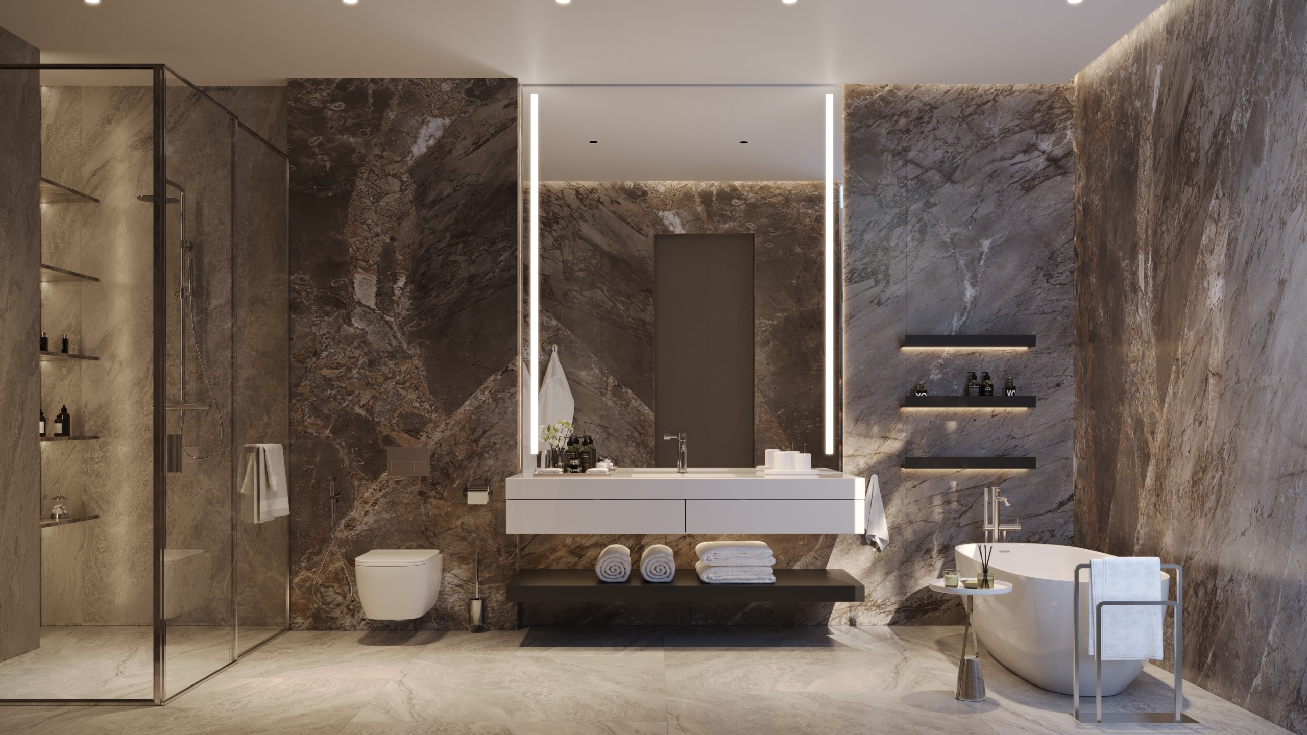 Upcoming Boutique Villa with 3 Bedrooms in Bumbak - Bathroom