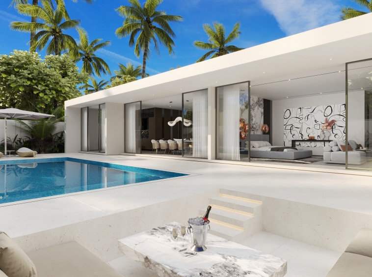 Upcoming Boutique Villa with 3 Bedrooms in Bumbak - Swimming Pool