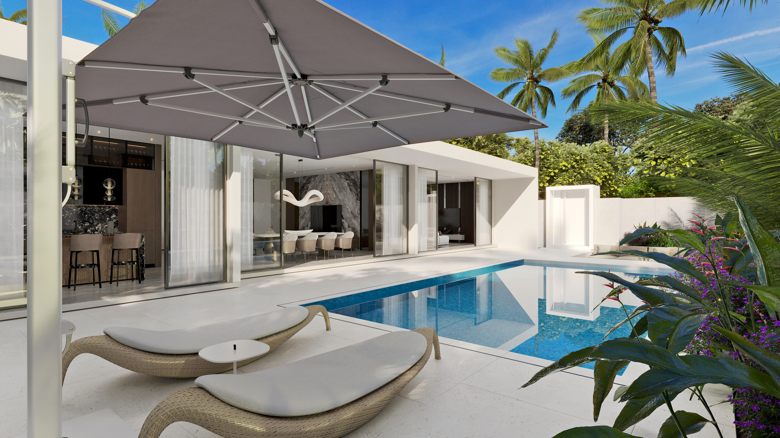 Upcoming Boutique Villa with 3 Bedrooms in Bumbak - Swimming Pool