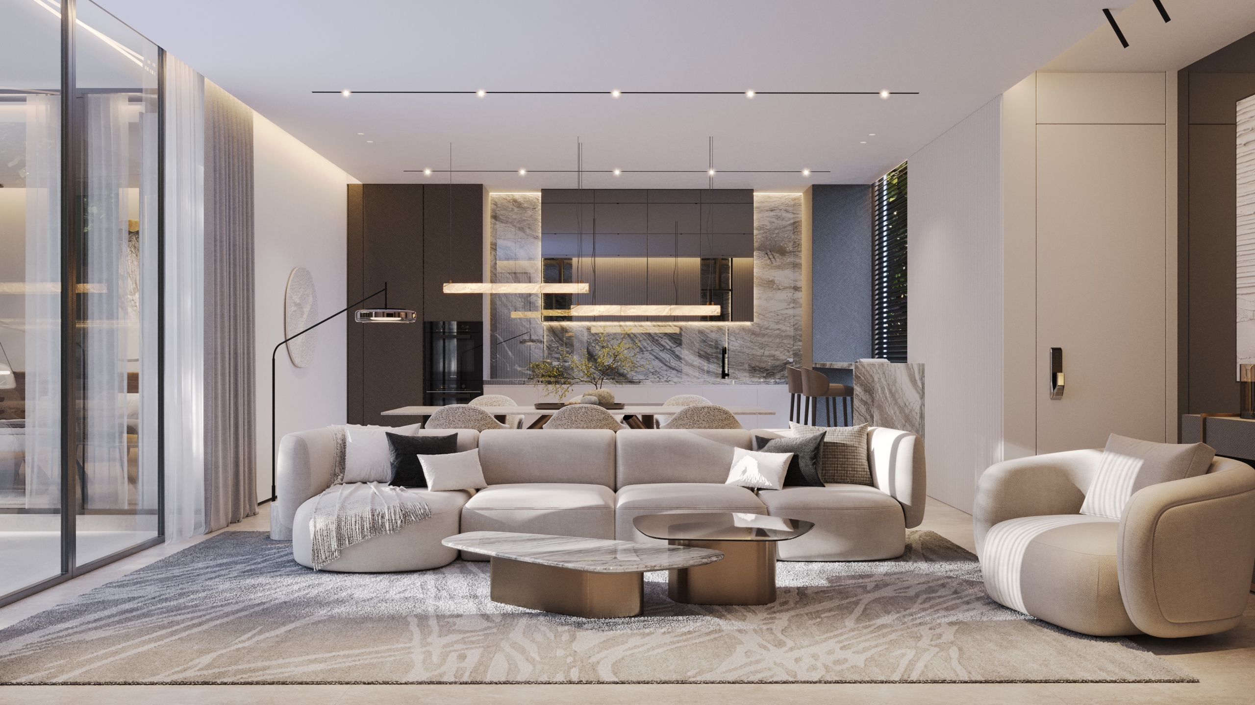 Luxury Villa with 2 Bedrooms in the Heart of Umalas - Living Room