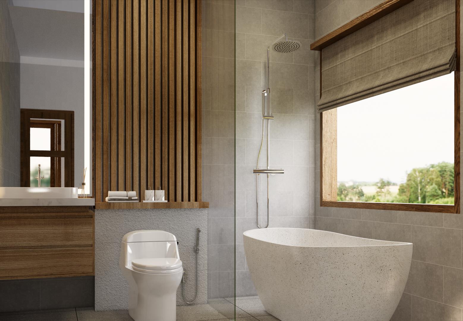 Stunning Villa with 3 Bedrooms in Sanur – Bathroom