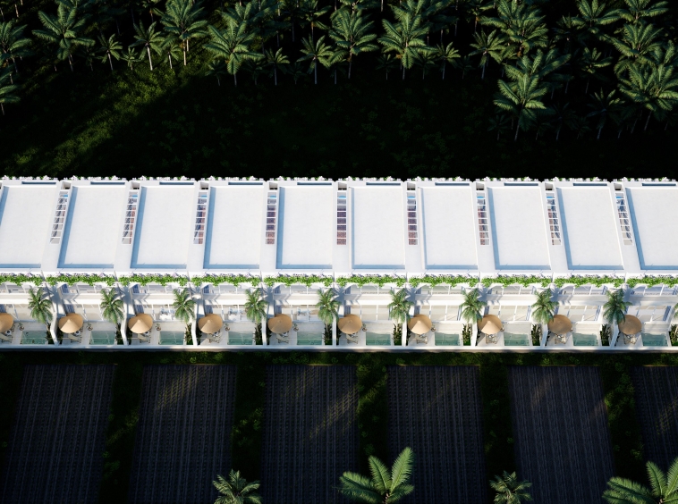 Exceptional Minimalist 2 Bedroom Villa in Kedungu - Layout