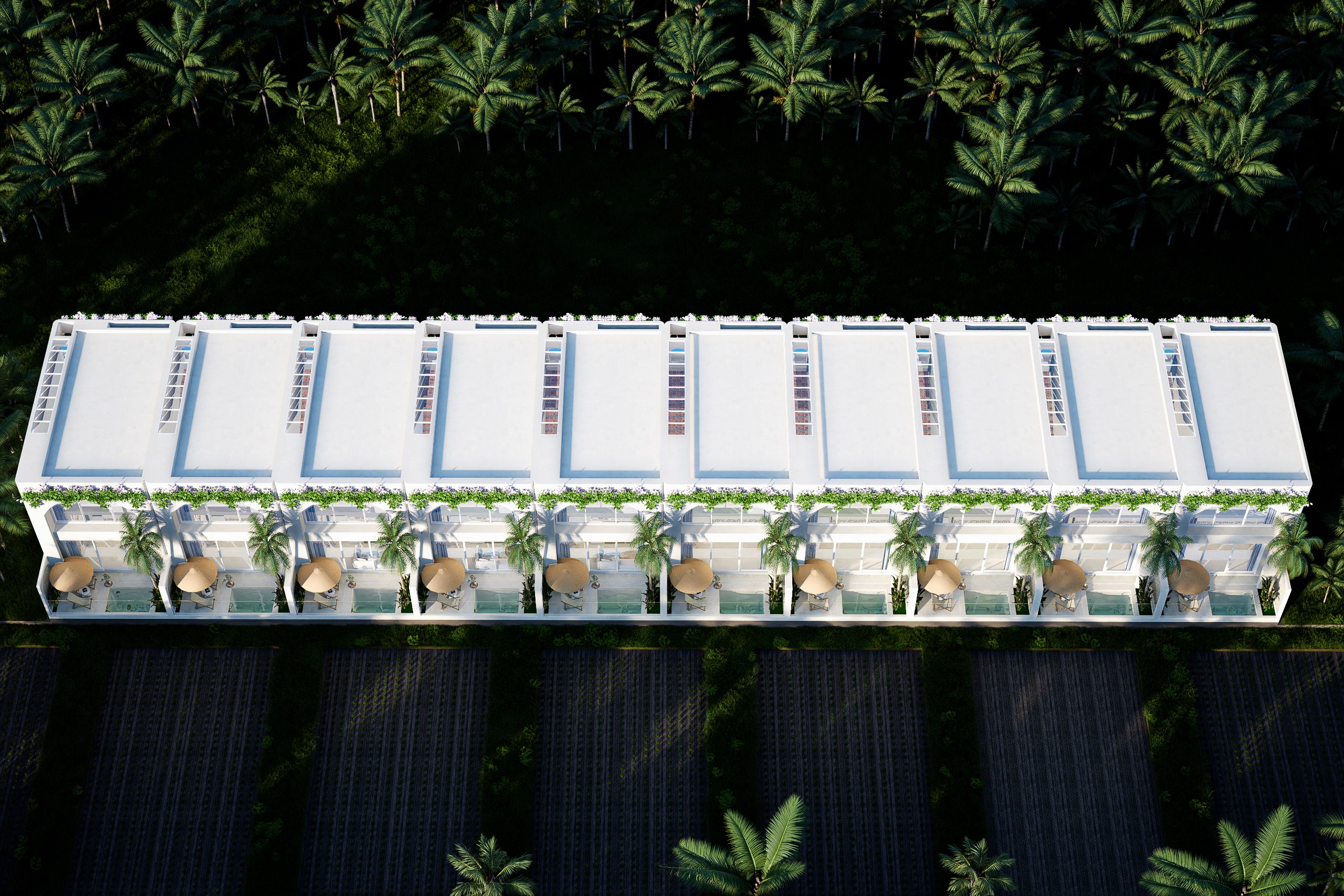 Exceptional Minimalist 2 Bedroom Villa in Kedungu - Layout