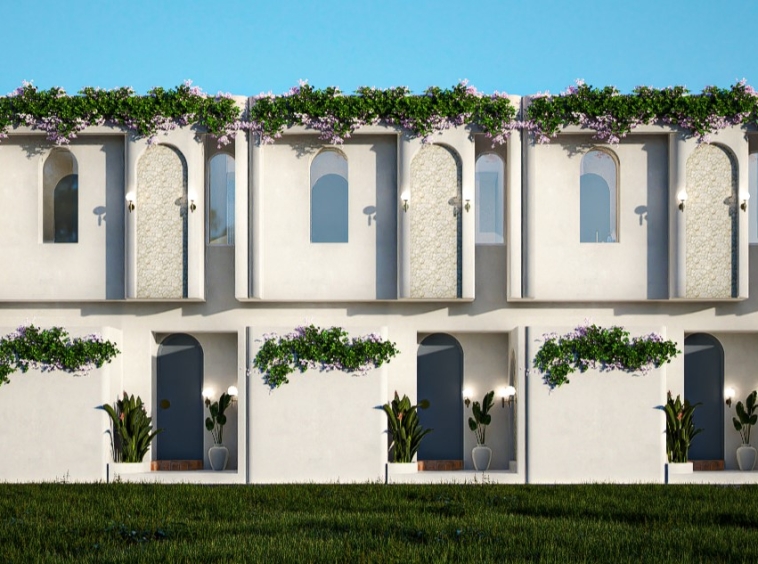 Exceptional Minimalist 2 Bedroom Villa in Kedungu - Back Side View