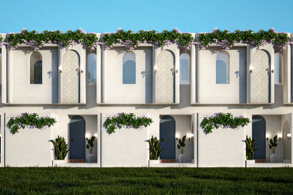 Exceptional Minimalist 2 Bedroom Villa in Kedungu - Back Side View