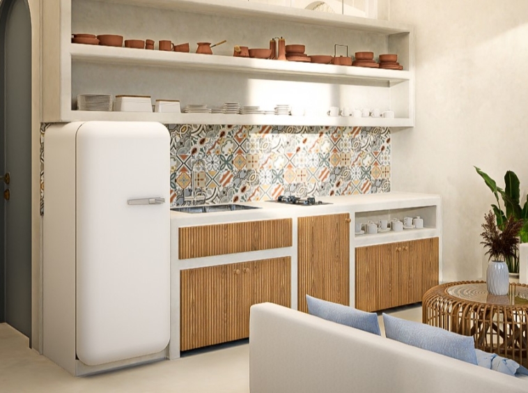 Exceptional Minimalist 2 Bedroom Villa in Kedungu - Kitchen