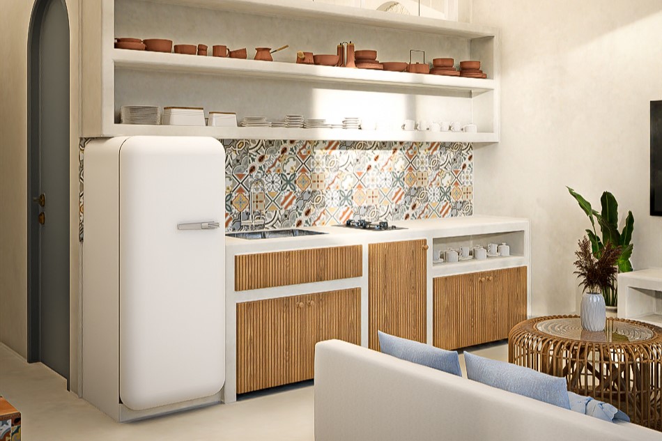 Exceptional Minimalist 2 Bedroom Villa in Kedungu - Kitchen