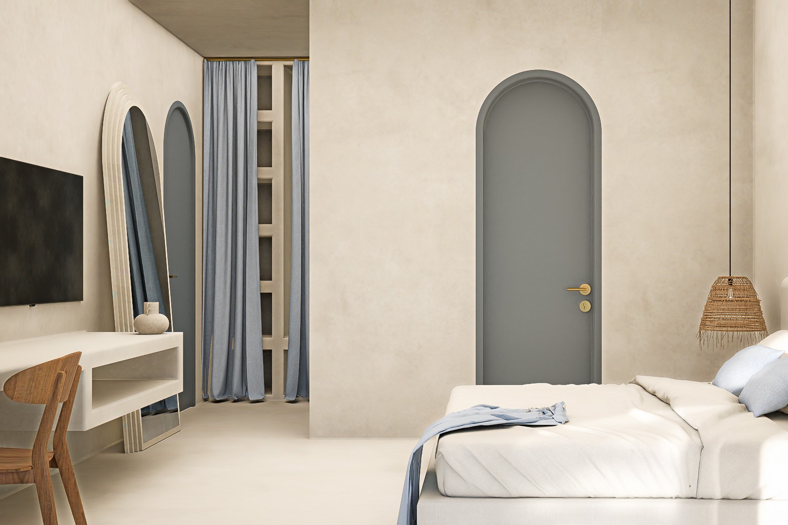 Exceptional Minimalist 2 Bedroom Villa in Kedungu - Bedroom