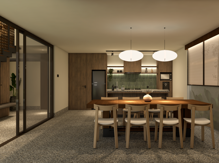 Luxury Villa with 5 Bedrooms in The Heart of Canggu - Kitchen