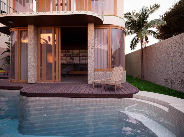 Retro Luxury Villa with 2 Bedrooms Minutes from the Beach - Pool