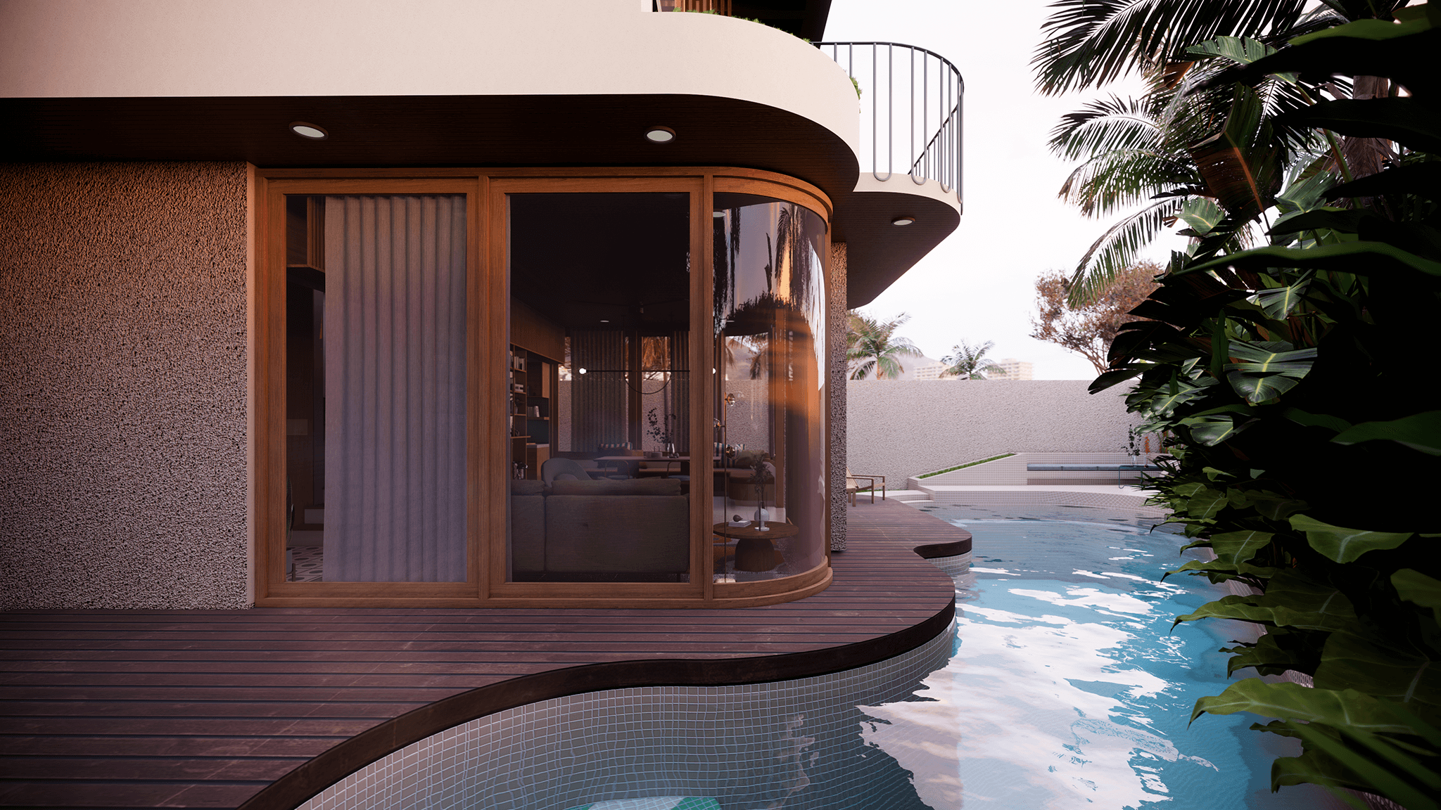 Retro Luxury Villa with 2 Bedrooms Minutes from the Beach - Pool