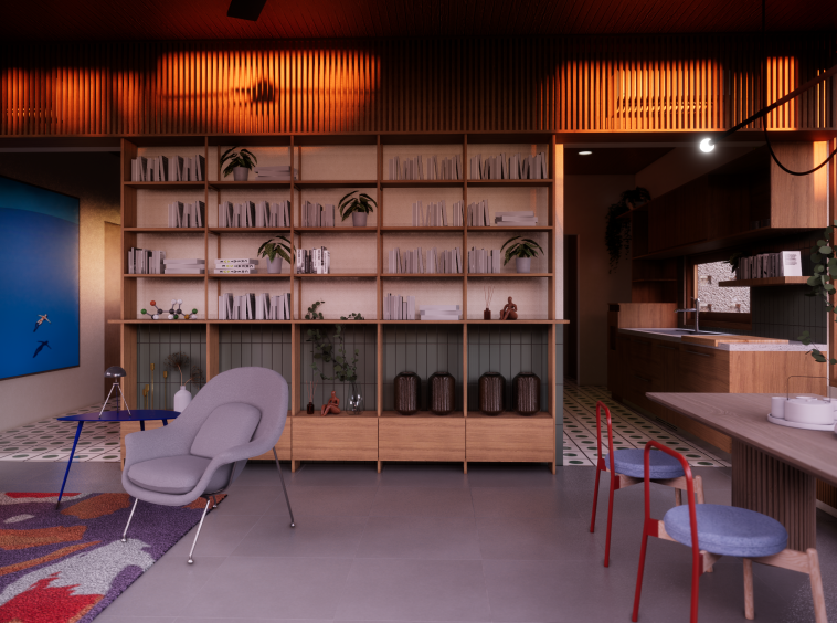 Retro Luxury Villa with 2 Bedrooms Minutes from the Beach - Interior