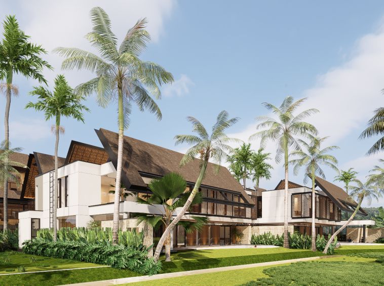 Luxury Villa with 5 Bedrooms in The Heart of Canggu - Back Side