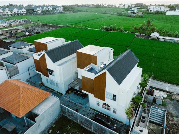 Modern Villa with Rice Field View Minutes from the Beach - View