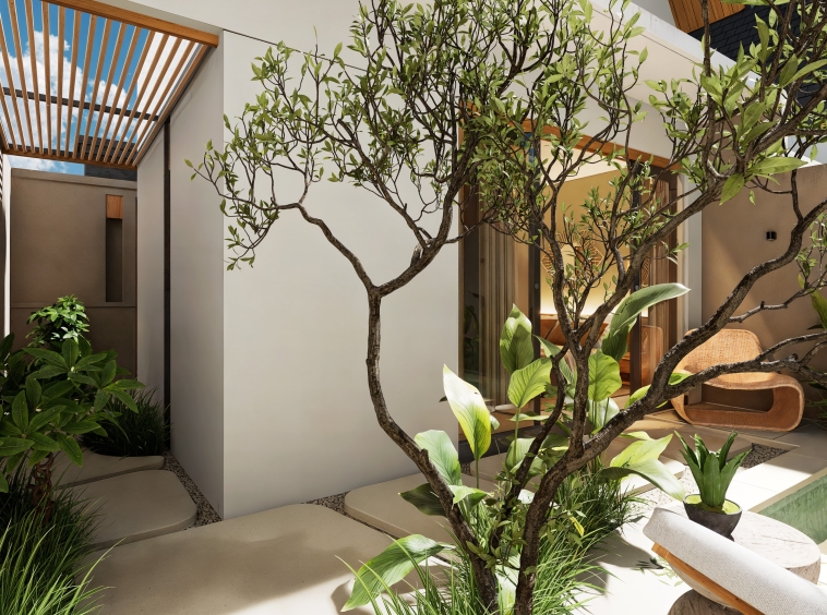 Breathtaking Villa with 2 Bedrooms Minutes from Seminyak - Garden